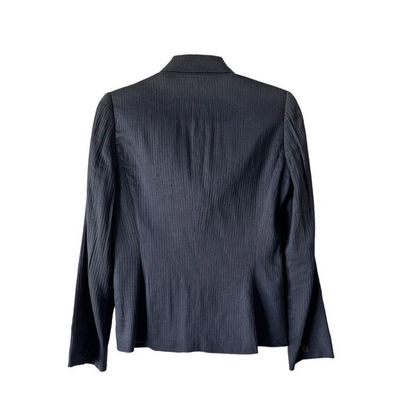 Elie Tahari Women's Peak Lapel Single Button Blazer Black Size 4‎ - Picture 5 of 9